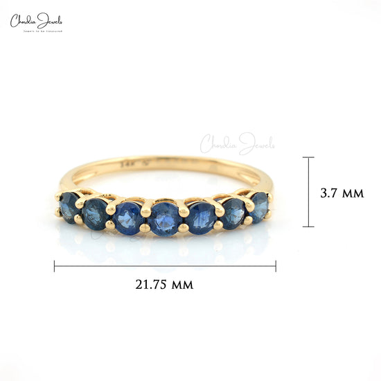 Elegant September Birthstone Stackable Ring for Women