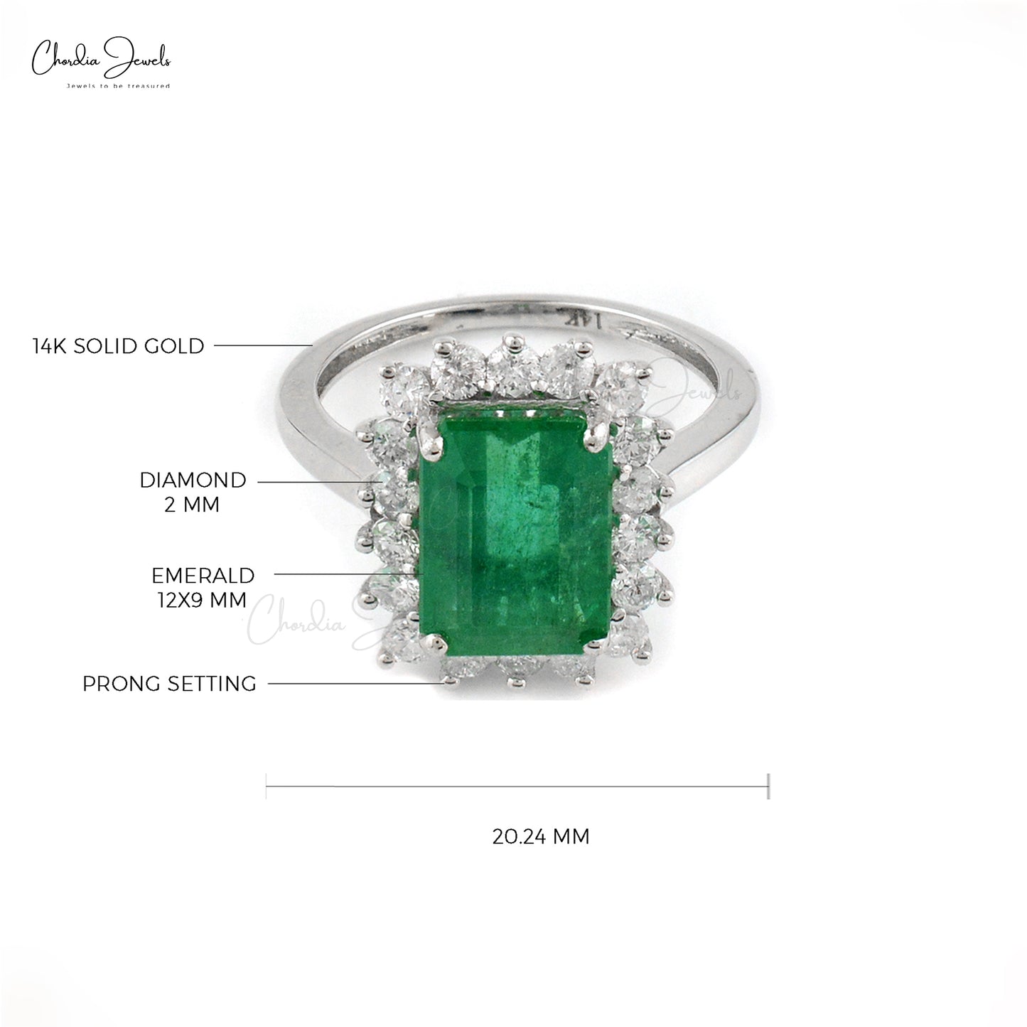 Authentic emerald ring