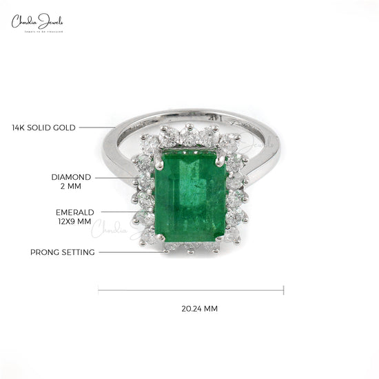 Authentic emerald ring