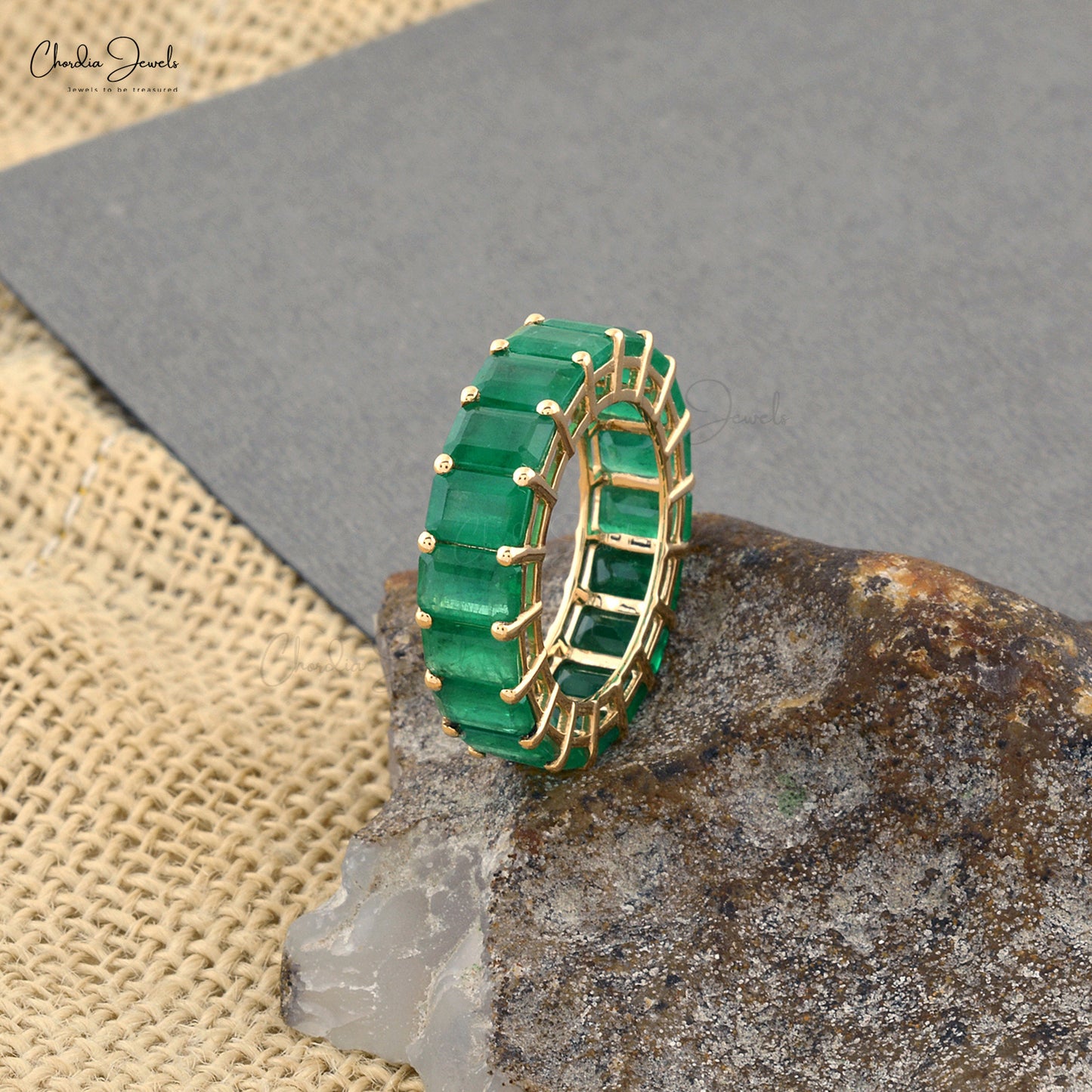 genuine emerald ring