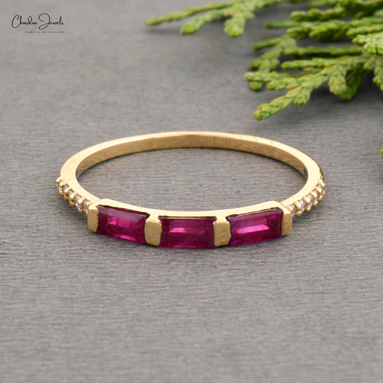 Buy Ruby Dainty Rings