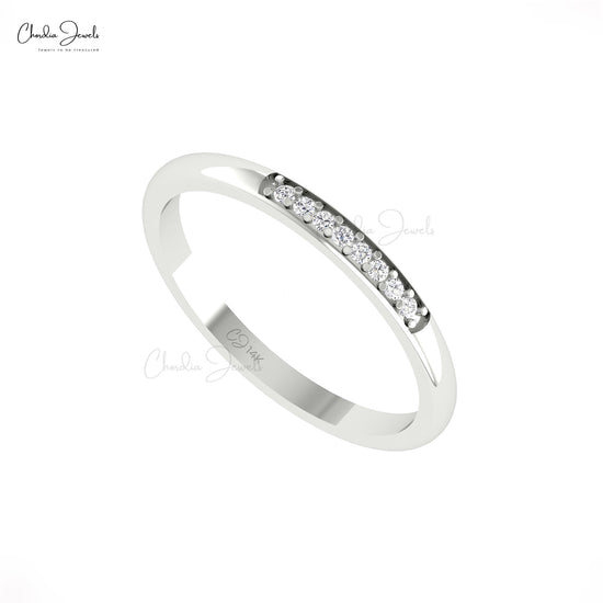 April Birthstone Diamond Ring in Solid Gold