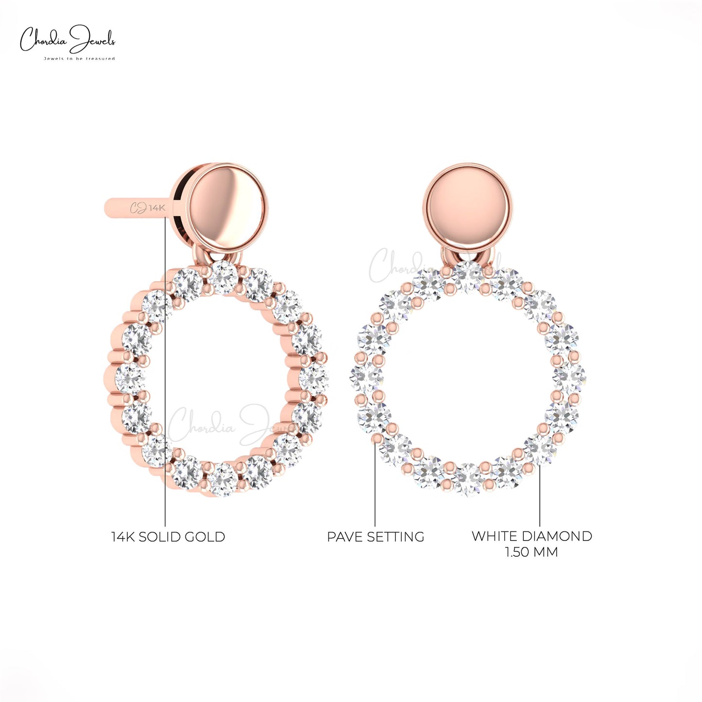 Diamond Eternity Earrings