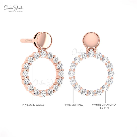 Diamond Eternity Earrings