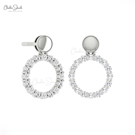 Women diamond earrings