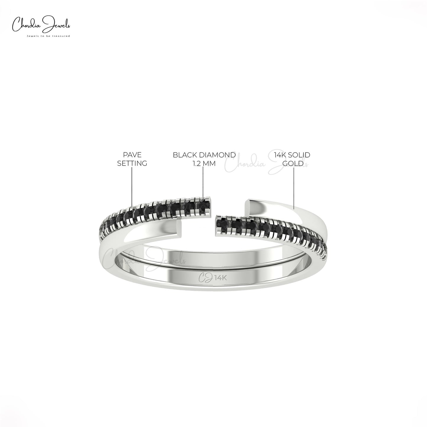 Solid Gold Stack Ring