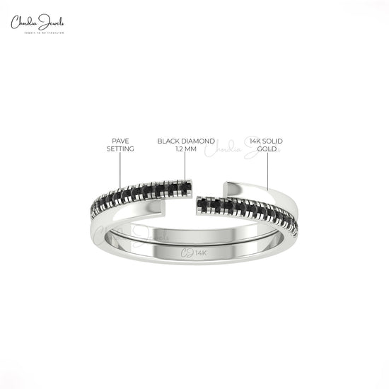 Solid Gold Stack Ring