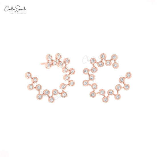 Diamond Cluster Earrings