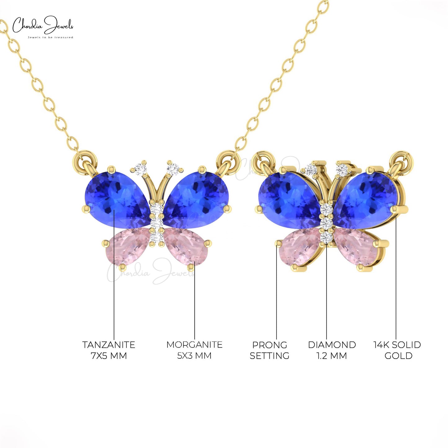 Dual Birthstone Necklace