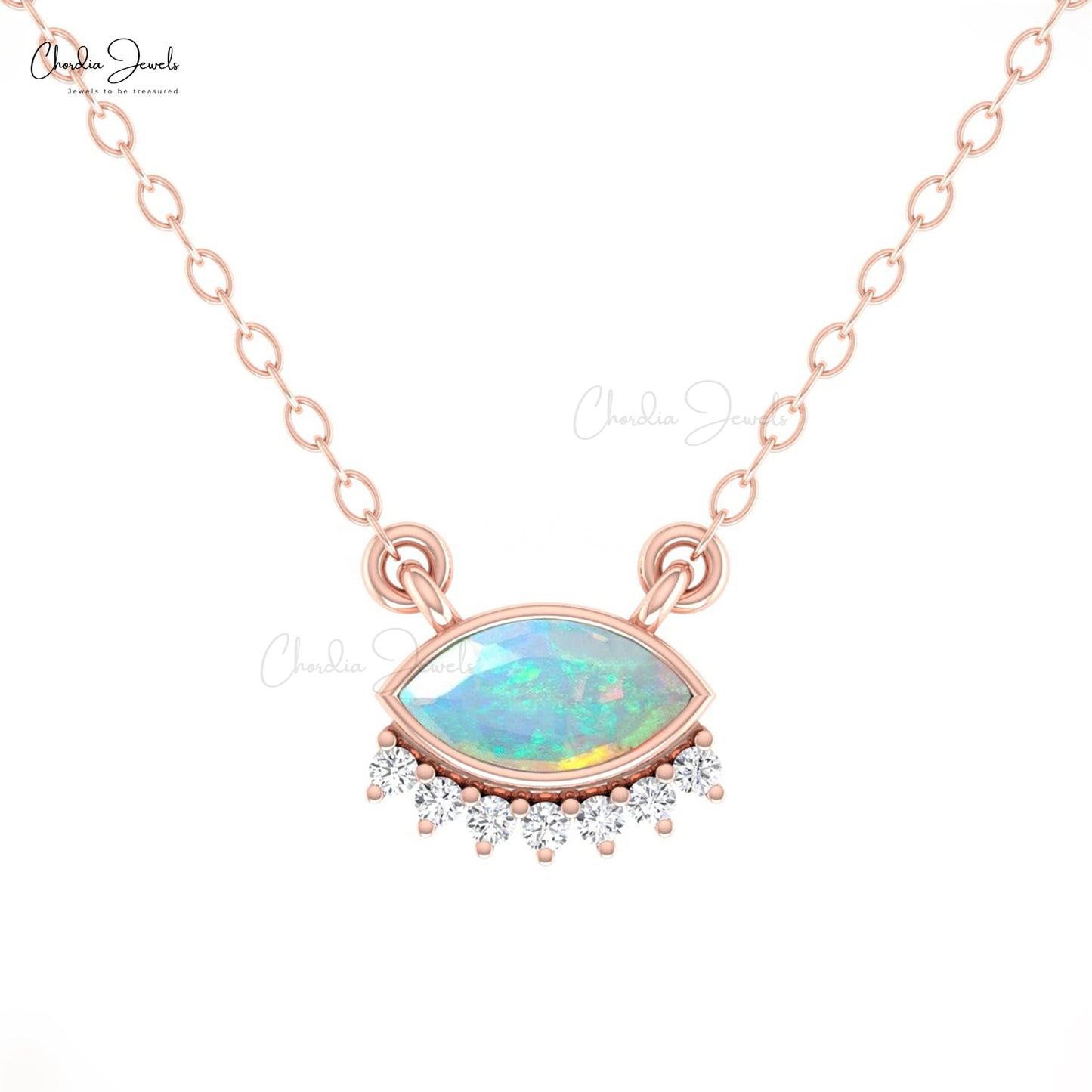 14k Solid Gold Dainty Necklace