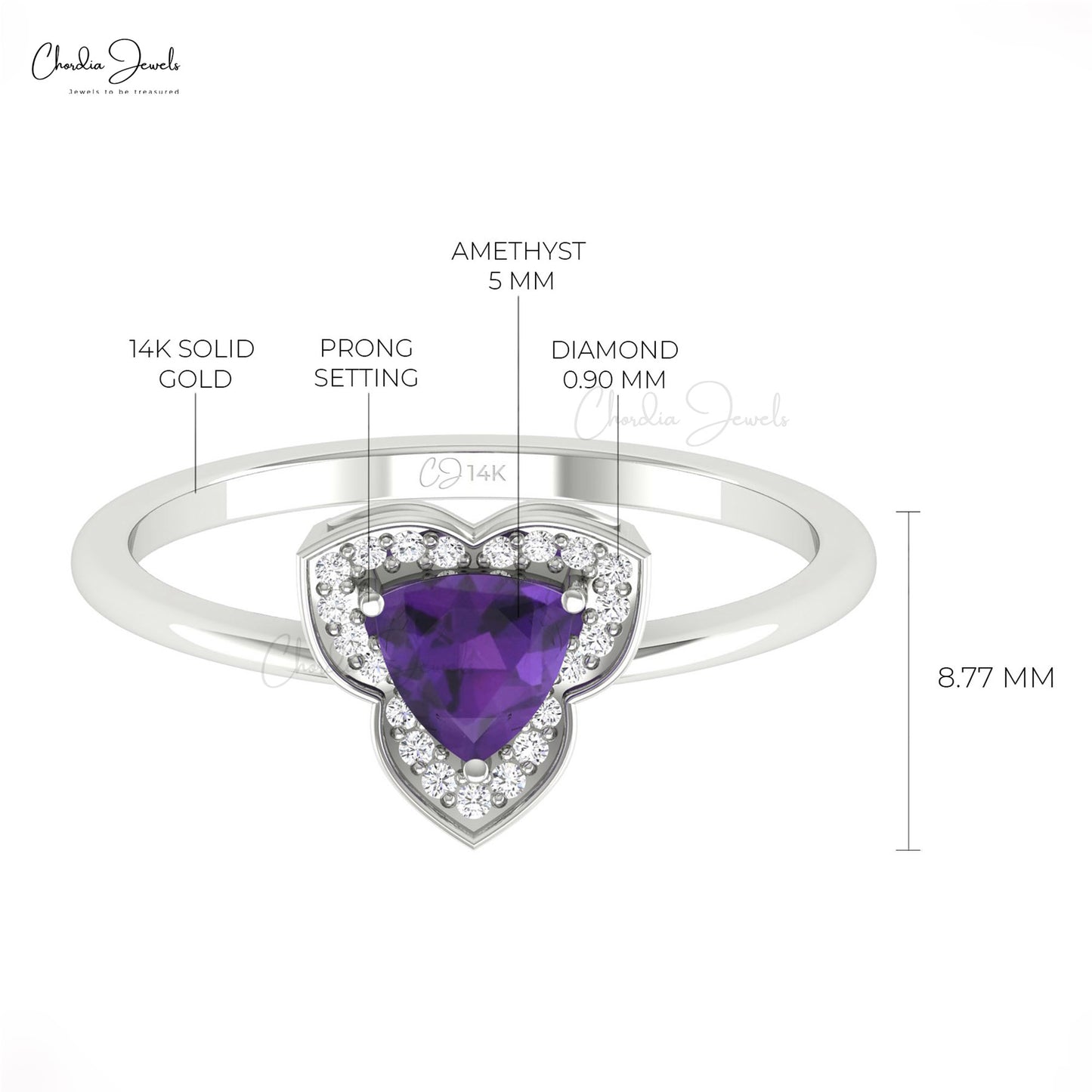 AMETHYST GEMSTONE RING