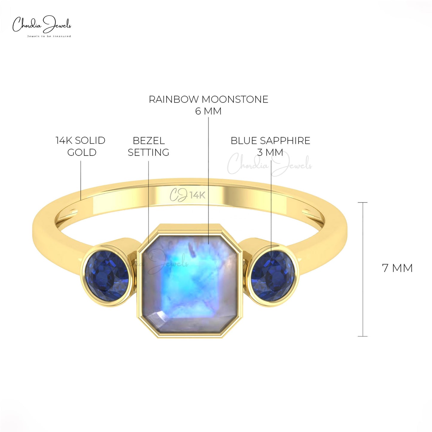 Blue Sapphire Women Ring