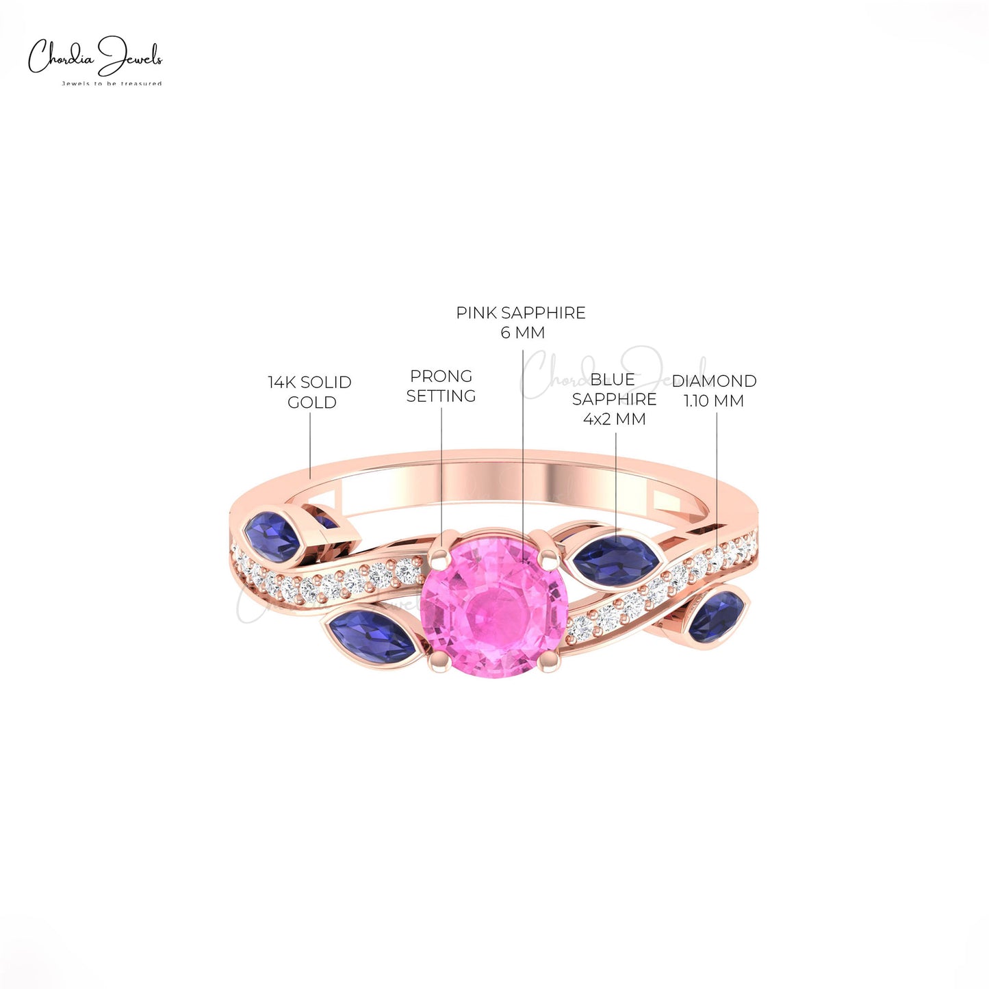 Diamond Floral Ring