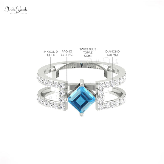 Parallel Split Shank Ring