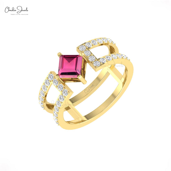 Pink Tourmaline Ring