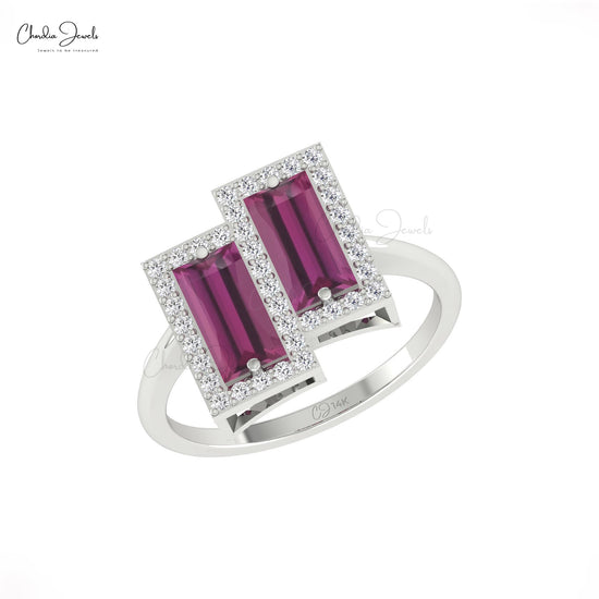 Rhodolite Garnet Ring