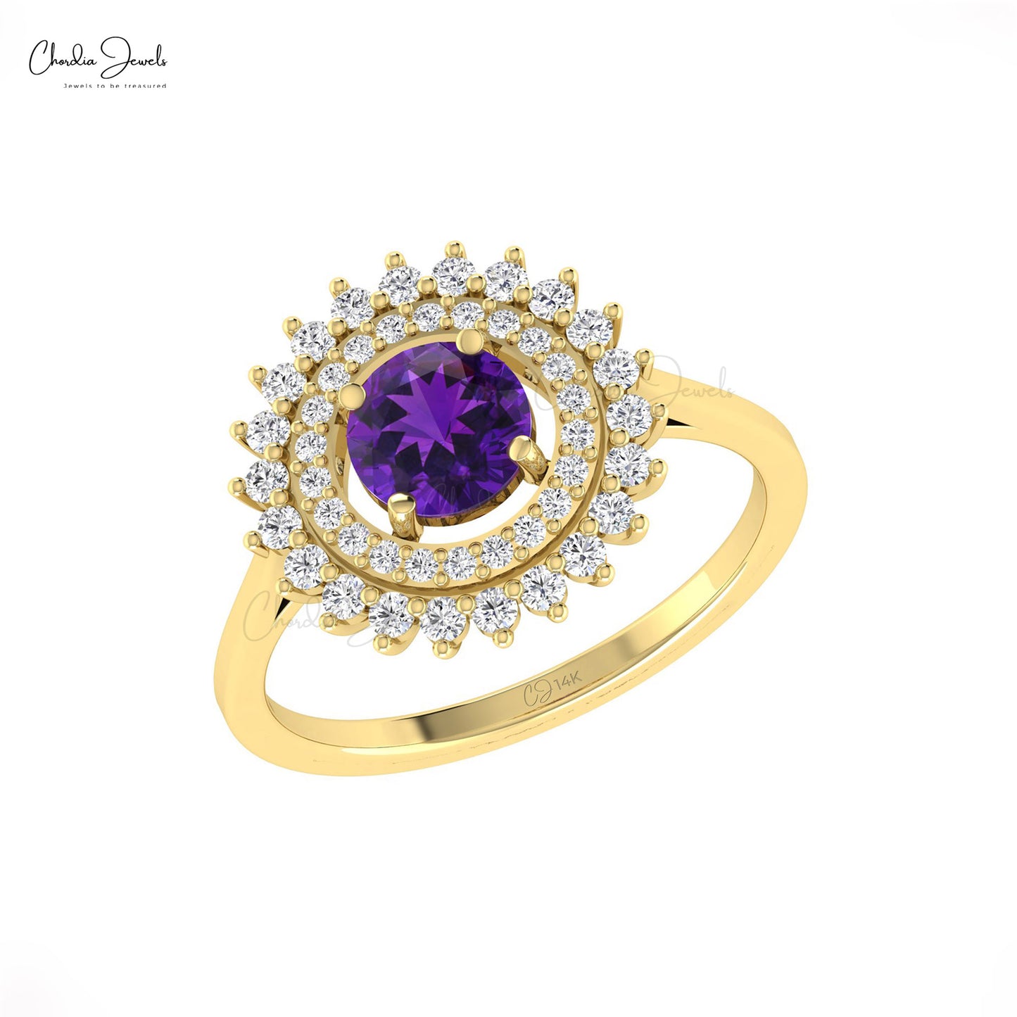 14k Solid Gold Bridal Ring