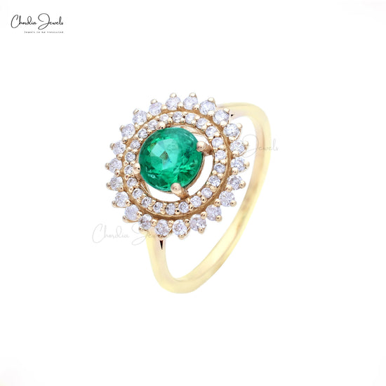 Make a statement with our may birthstone ring.