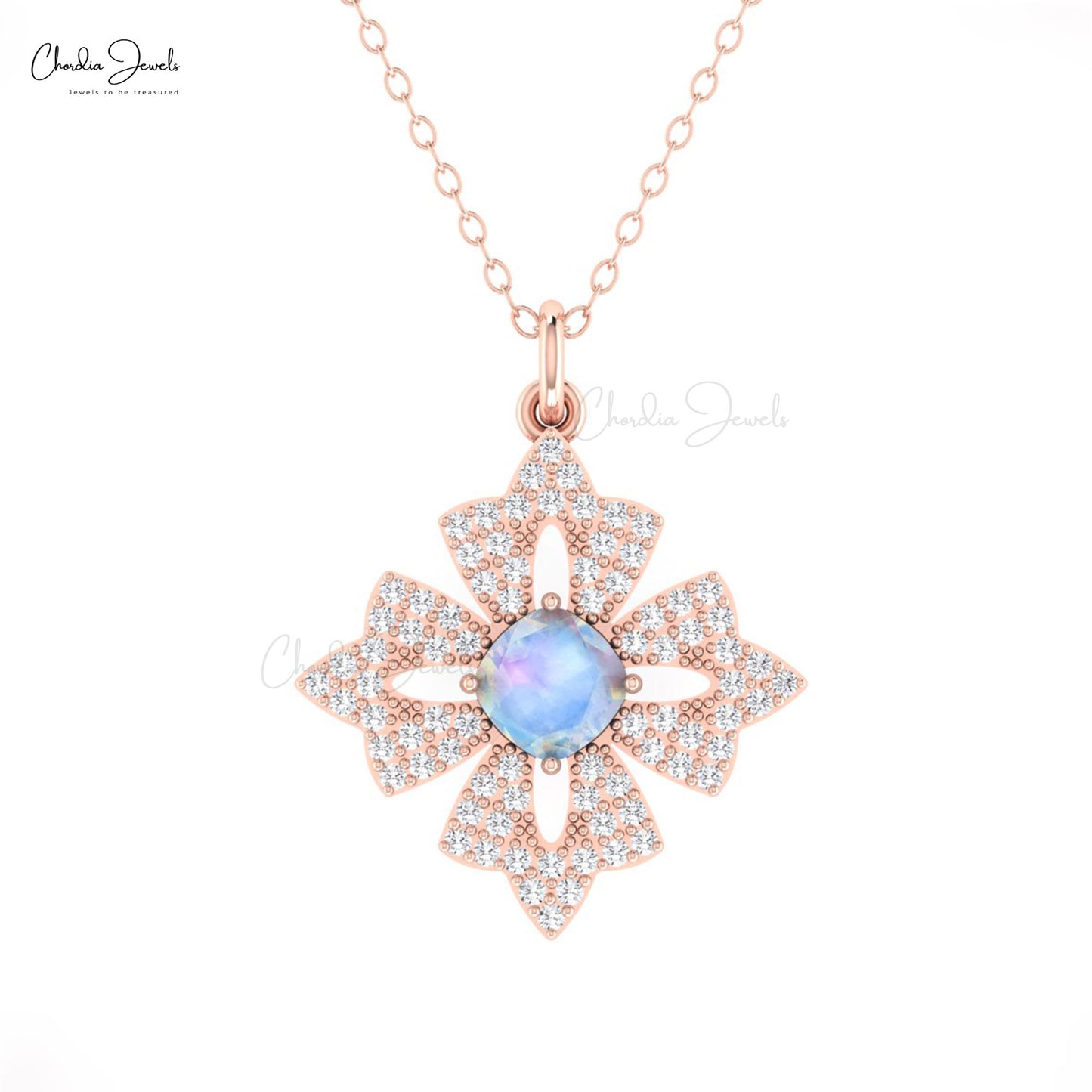 Rainbow Moonstone Pendant