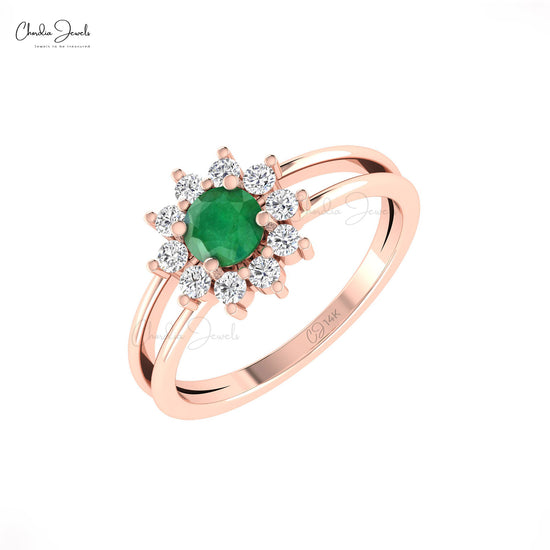 Elevate your elegance with this emerald statement ring.