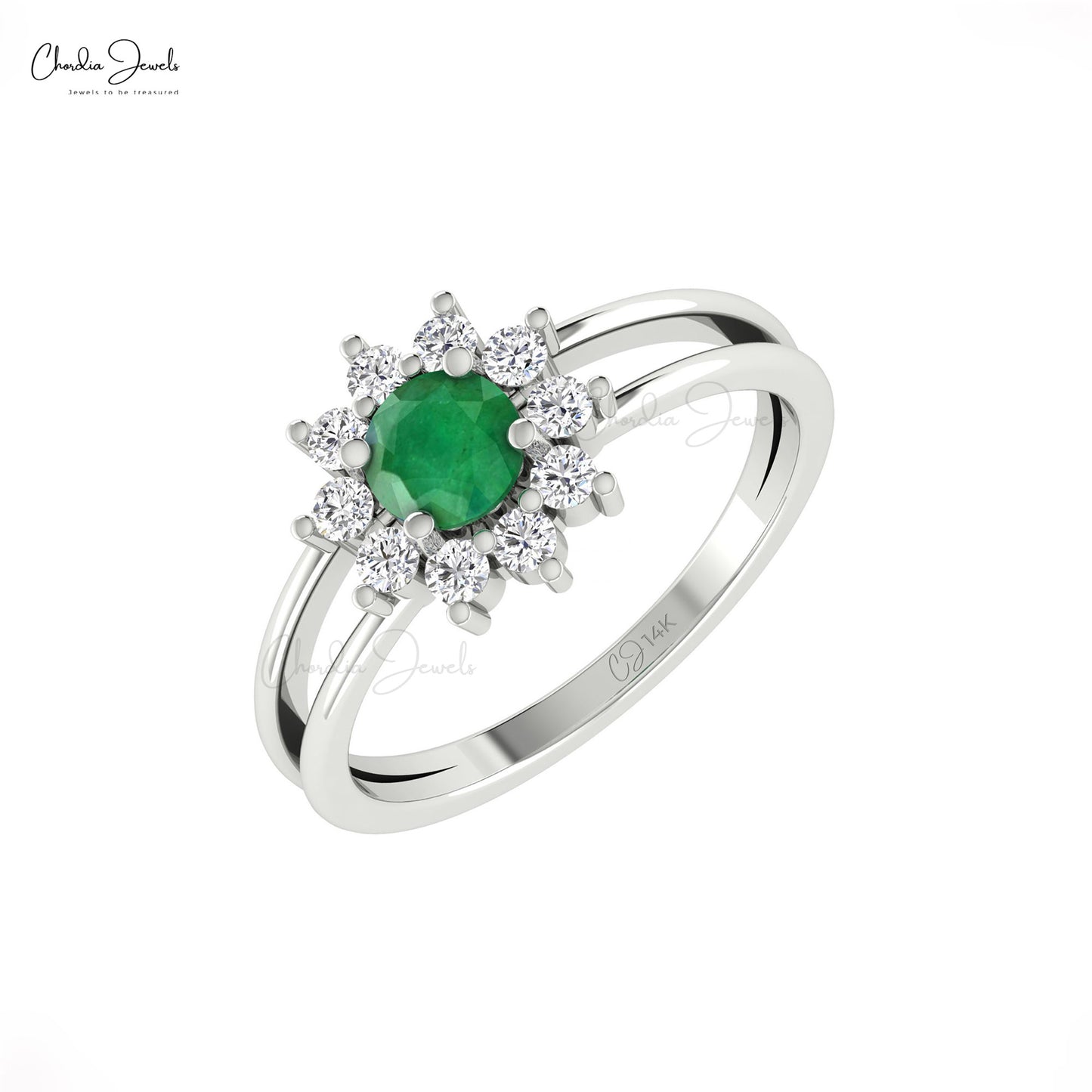 Halo Engagement Ring