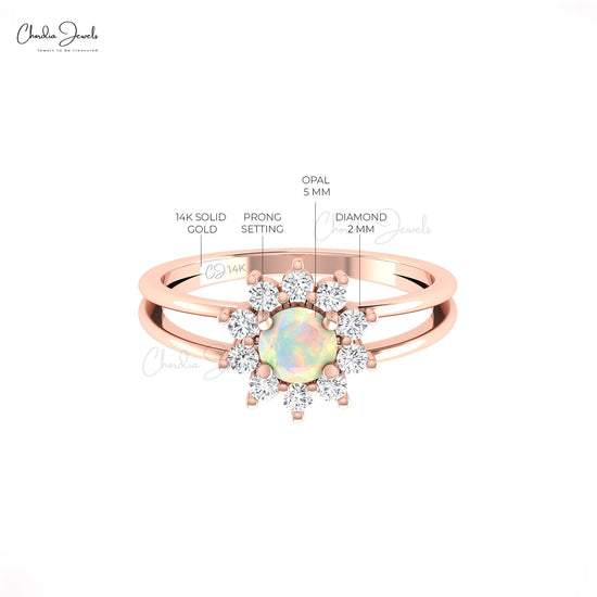 14k Gold Diamond Ring