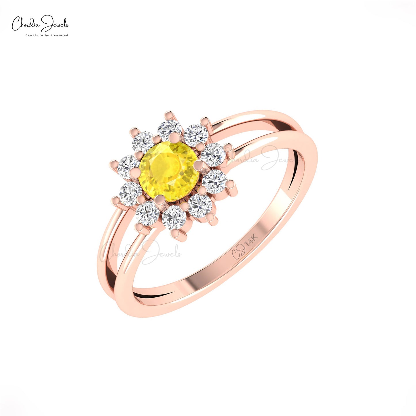 Halo Engagement Ring