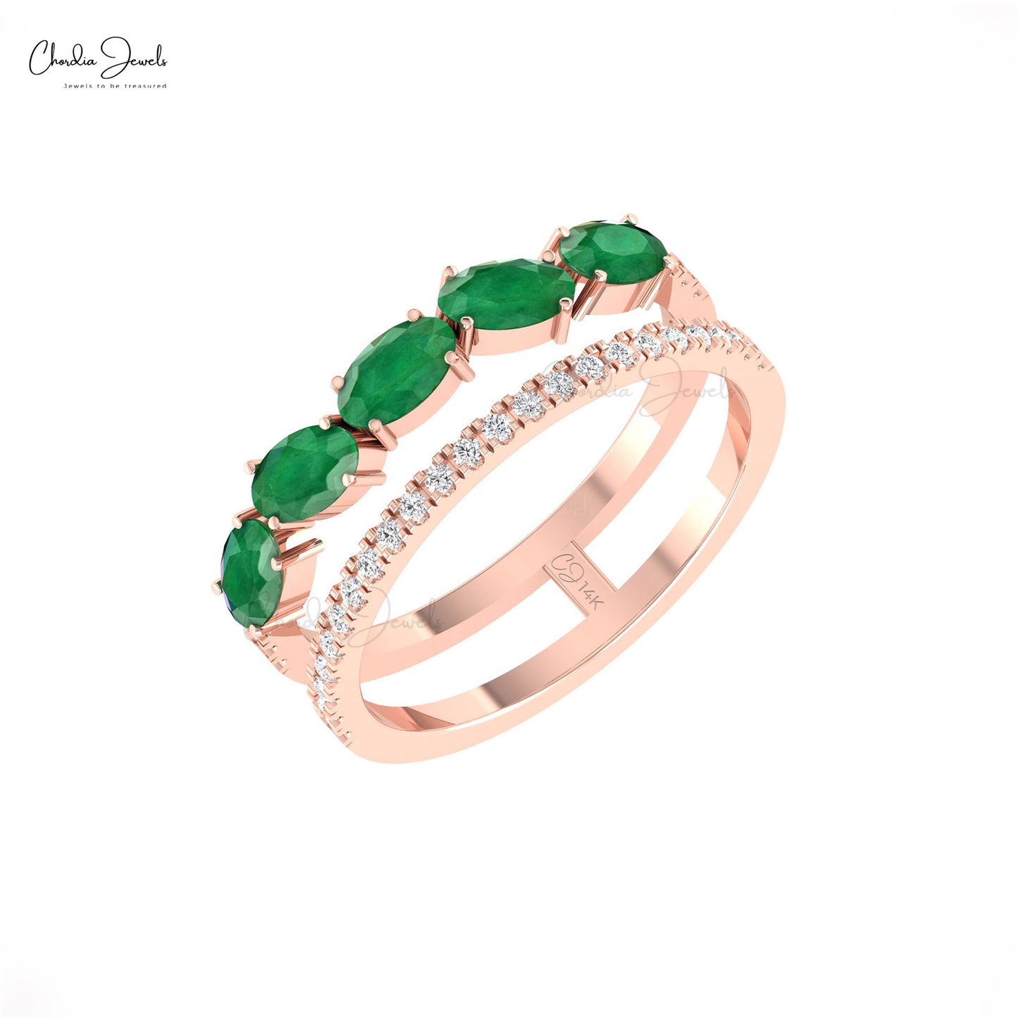 Step into world of elegance with our real emerald ring.