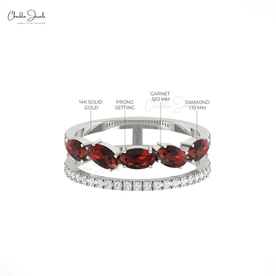 January Birthstone Ring