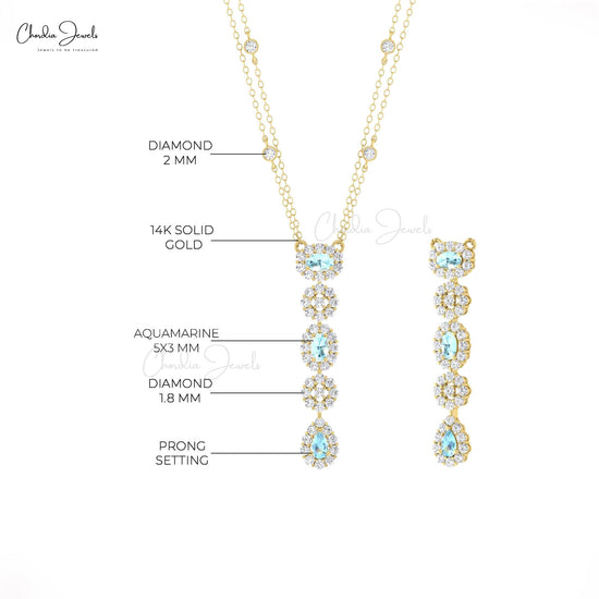 Multiple Halo Necklace