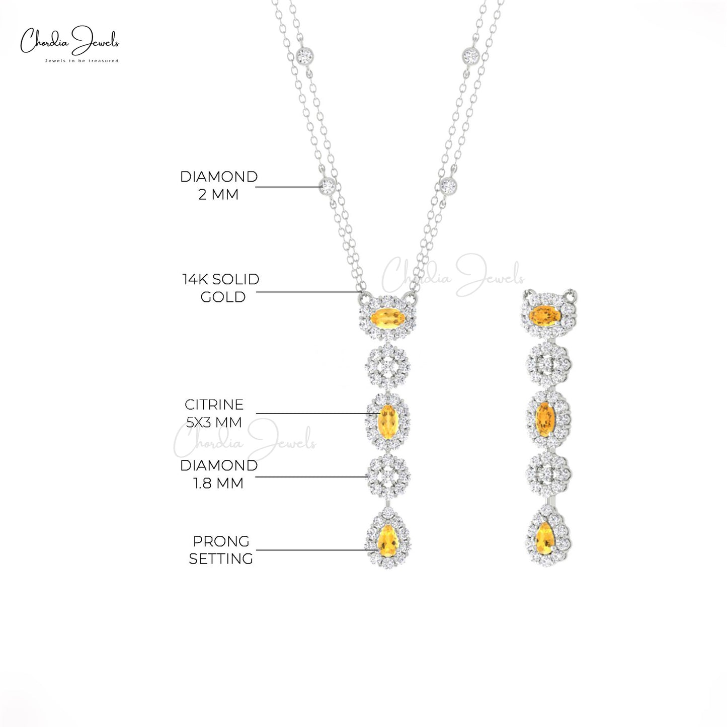 Halo Diamond Necklace