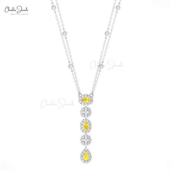 Yellow Sapphire Necklace