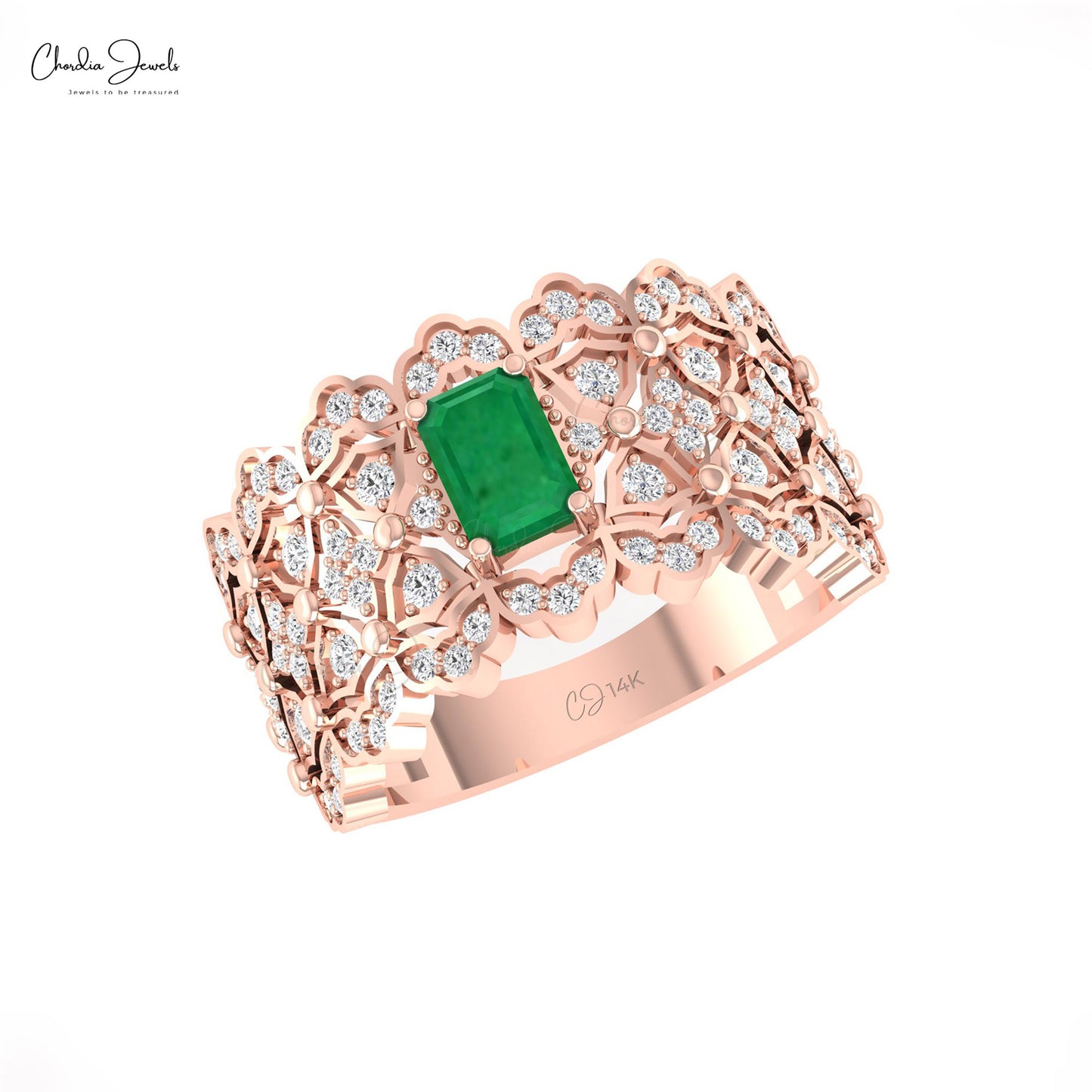 Gemstone Wedding Ring