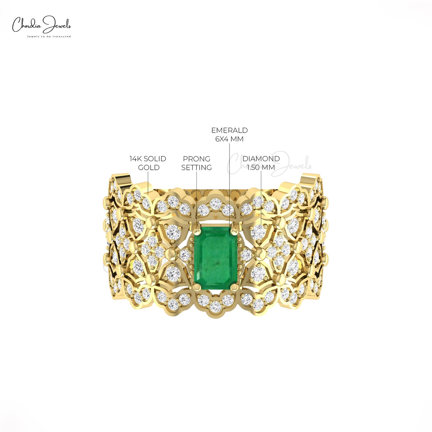 Solid Gold Diamond Ring