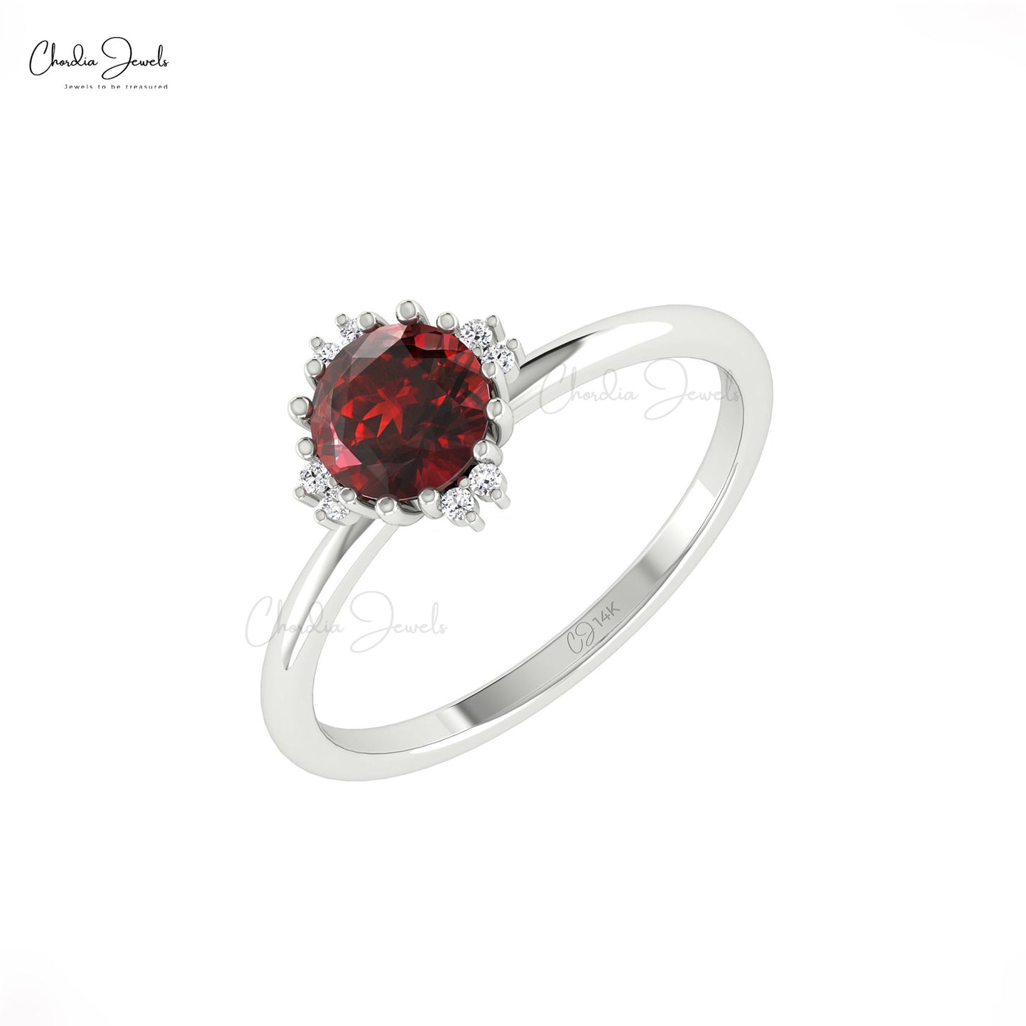 Delicate Diamond Accented Ring