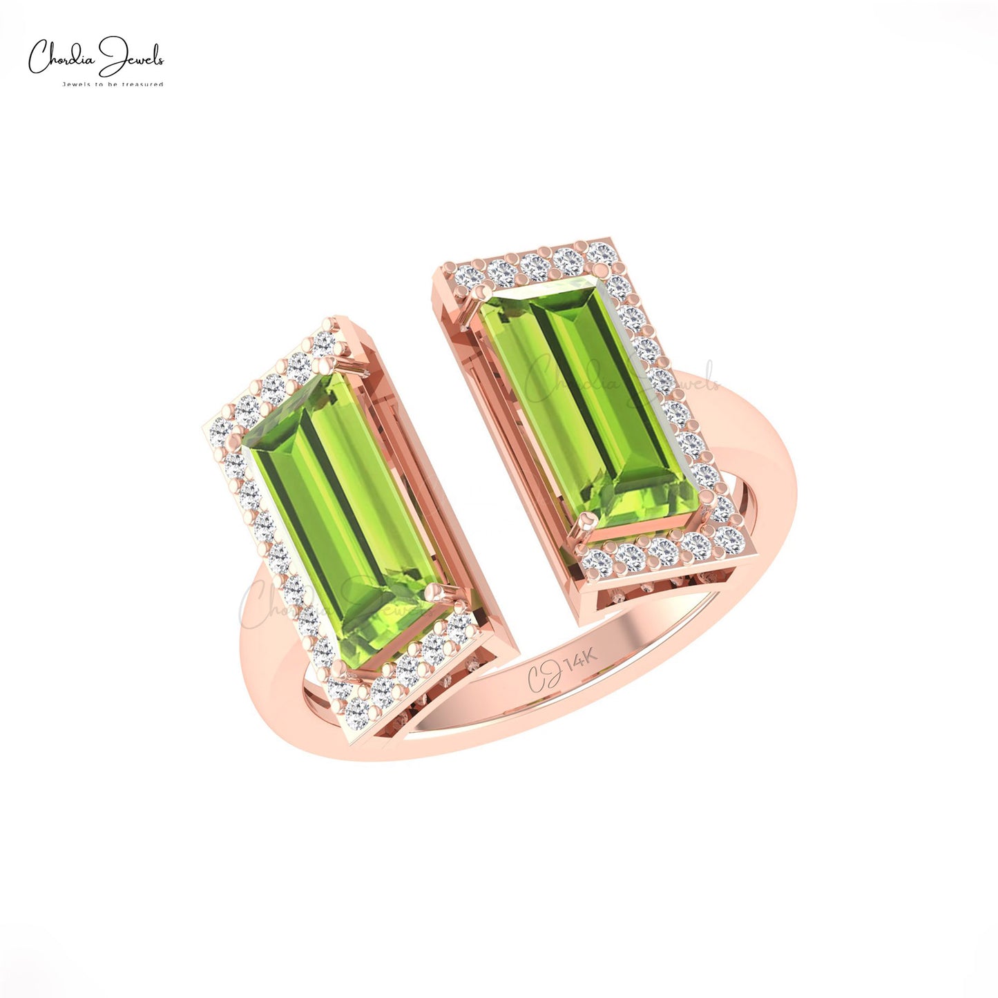 Natural Peridot Ring