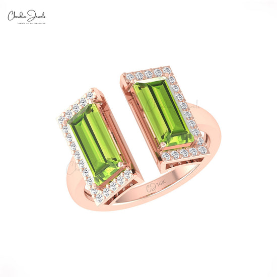 Natural Peridot Ring