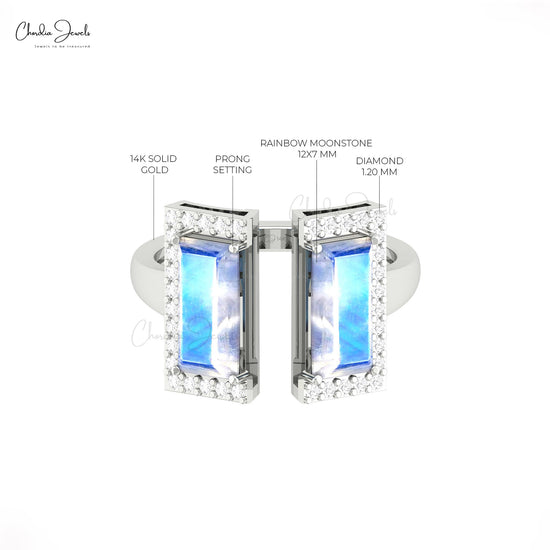 Diamond Halfway Ring