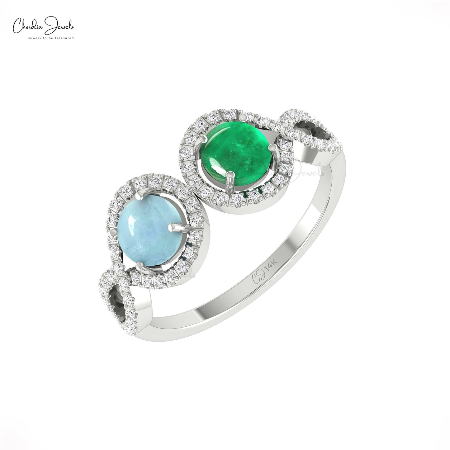 Natural Aquamarine Ring