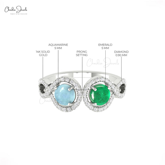 Double Halo Wedding Ring