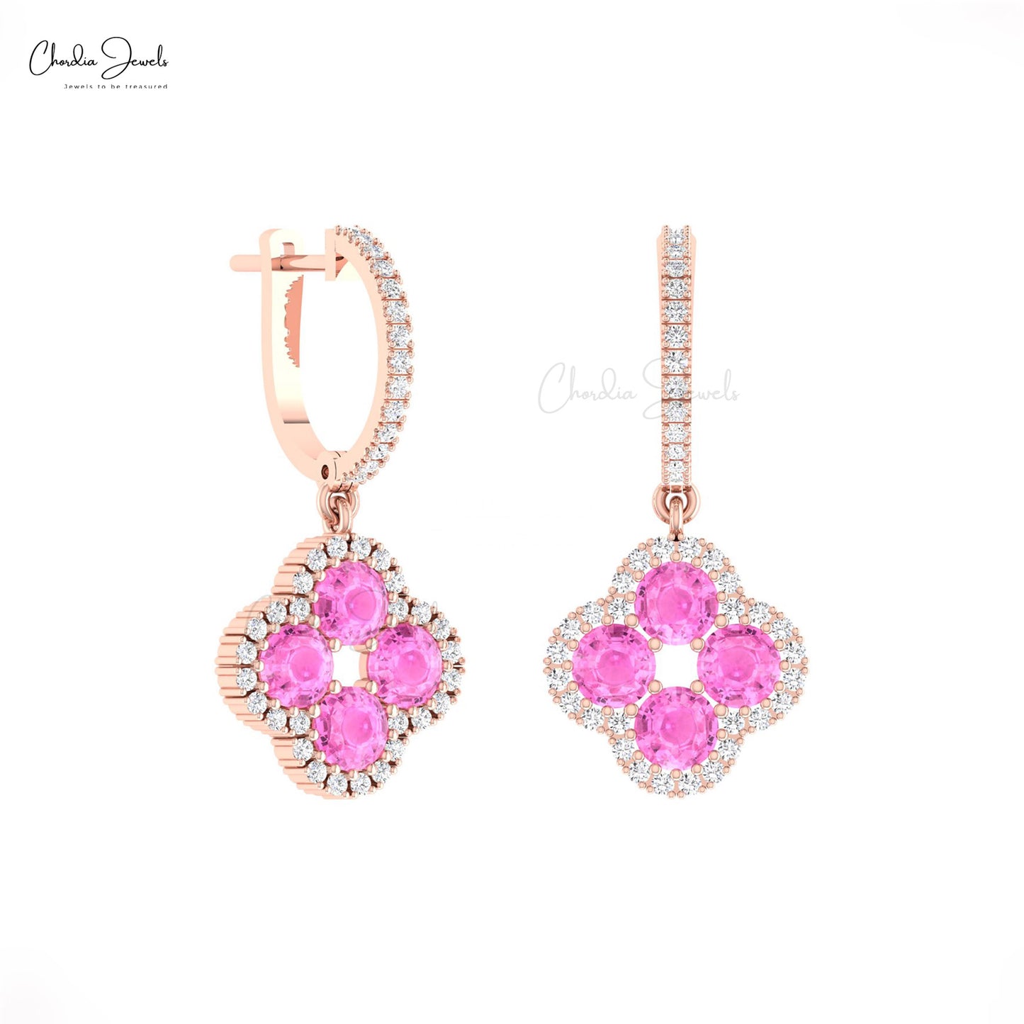 Halo Dangling Earrings