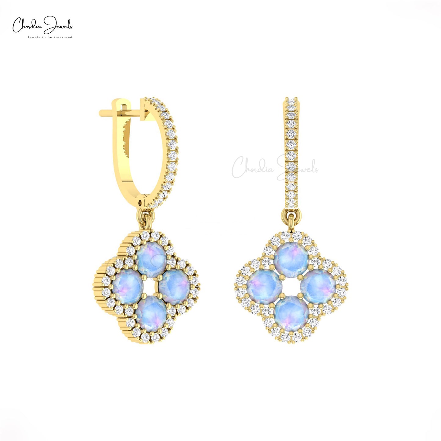 Dangle Cluster earrings