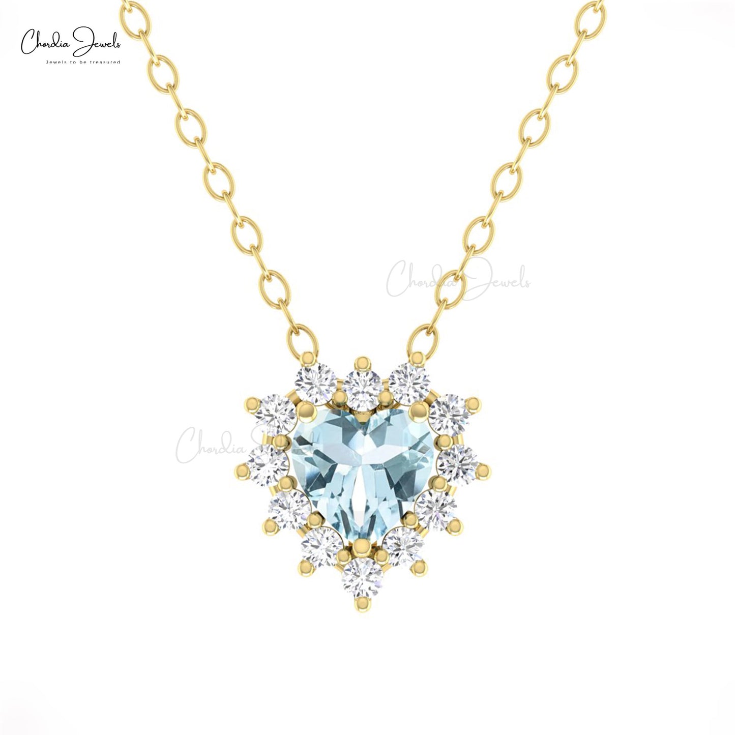 March Birthstone Fine Necklace