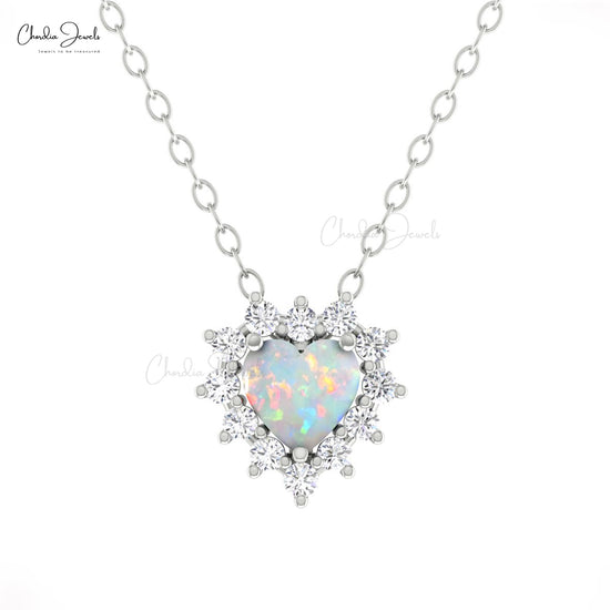 Halo Heart Necklace