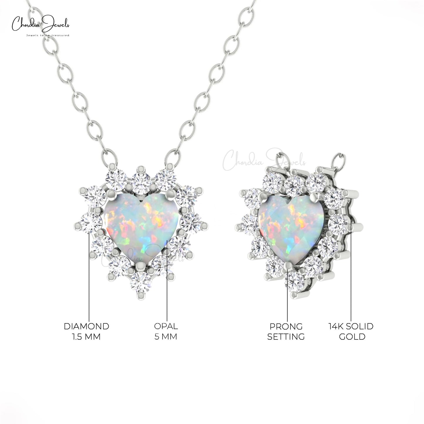 Diamond Halo Necklace