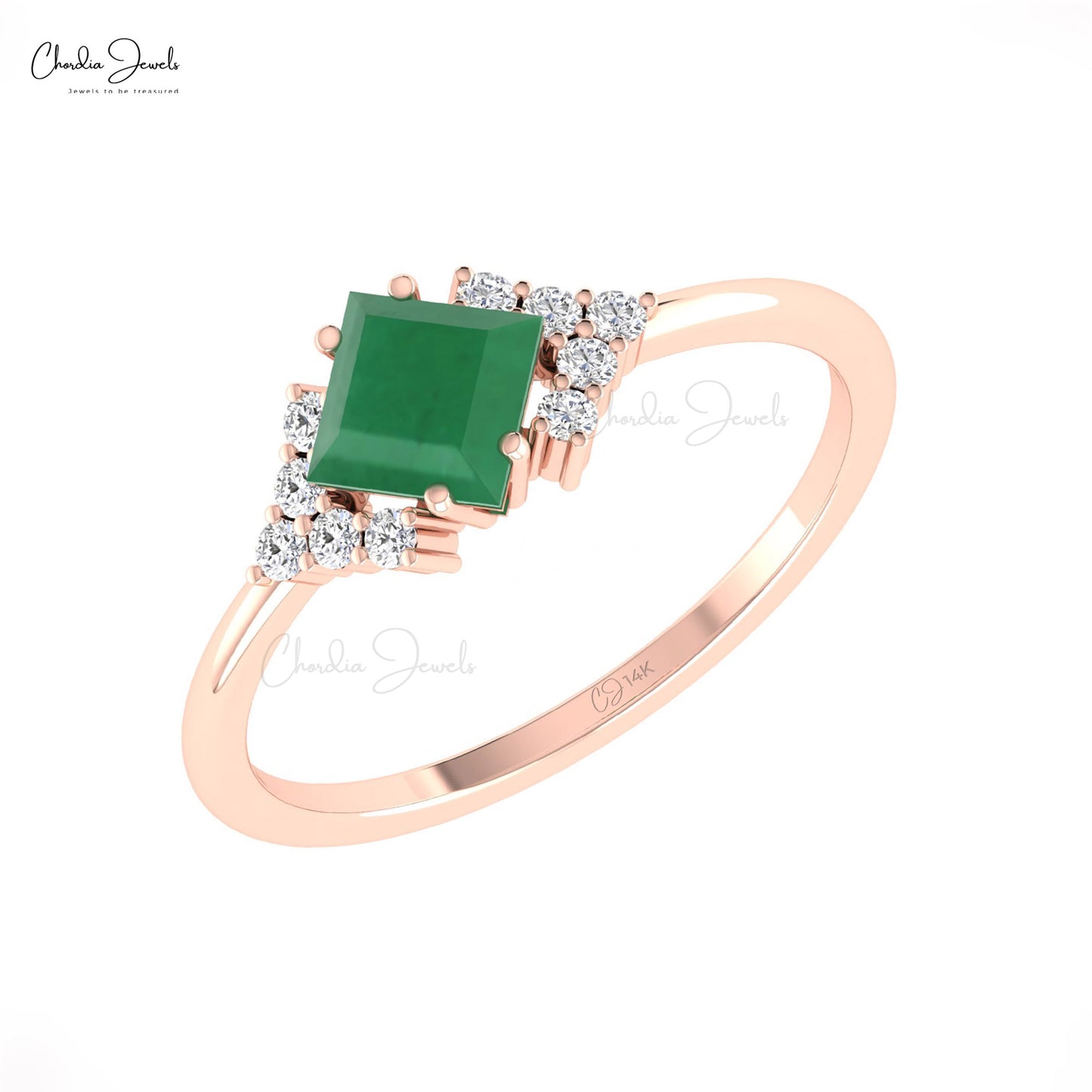 Solid 14k Gold Love Ring