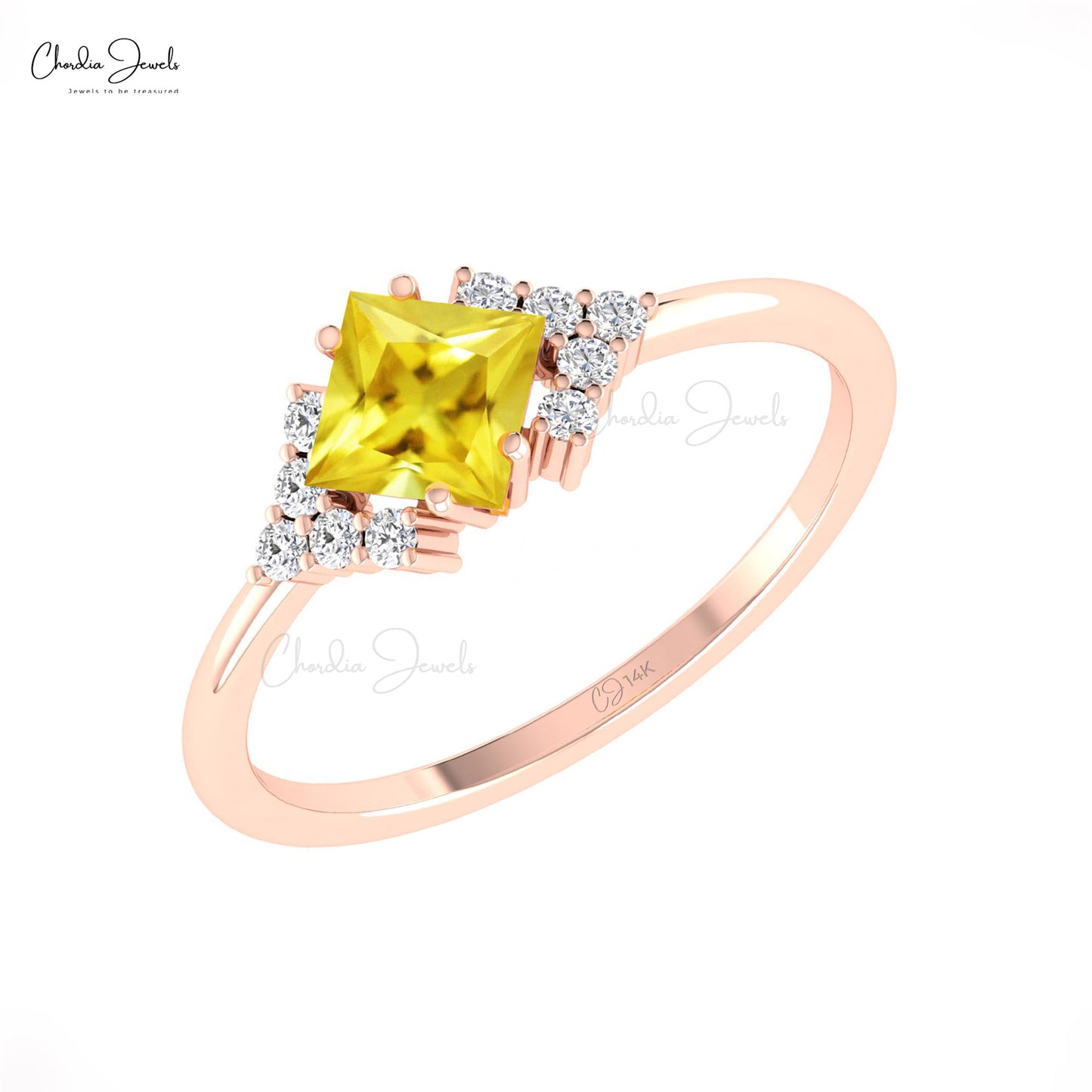 Half Halo Ring