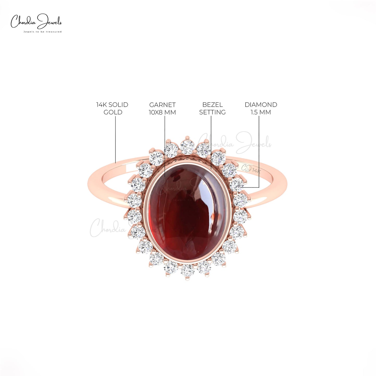 14k Gold Diamond Ring