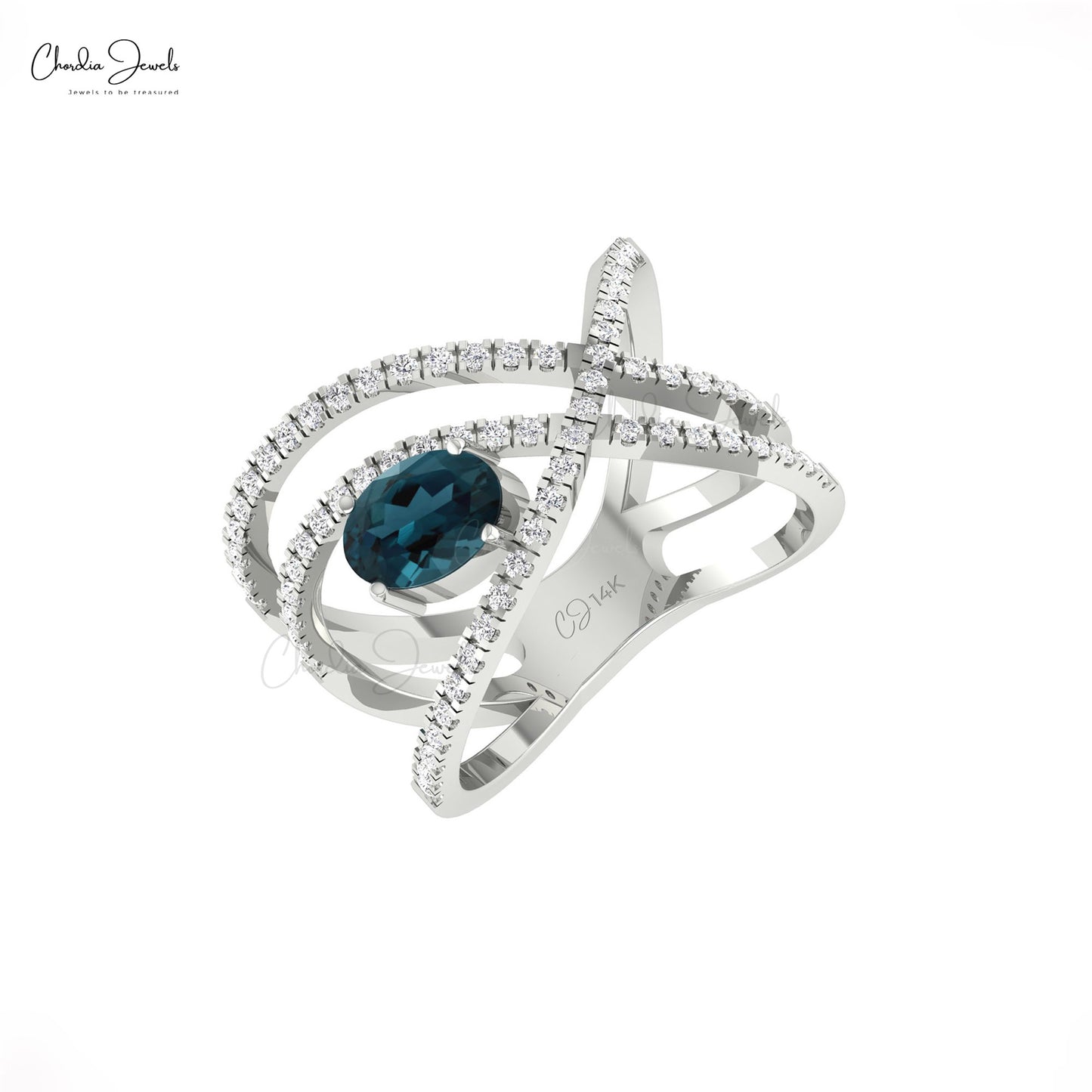 Pave Diamond Rings