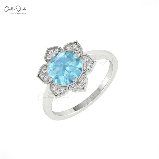 Floral Diamond Ring